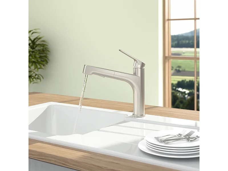 Robinet cuisine VILLEROY ET BOCH Junis Sky Shower + nettoyant