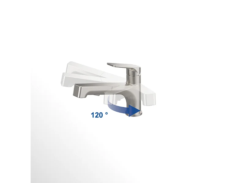 Robinet cuisine VILLEROY ET BOCH Junis Sky Shower + nettoyant