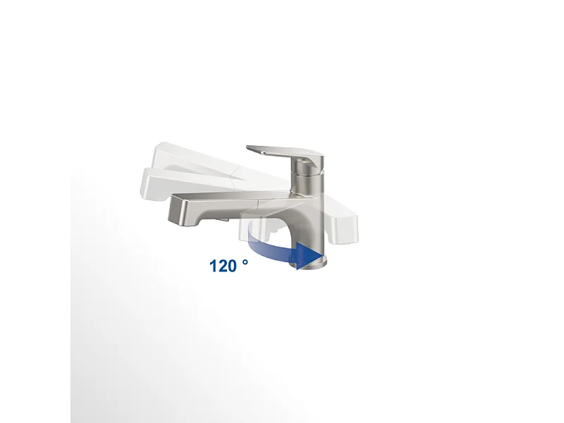 Robinet cuisine VILLEROY ET BOCH Junis Sky Shower + nettoyant
