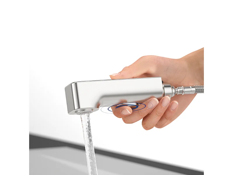 Robinet cuisine VILLEROY ET BOCH Junis Sky Shower + nettoyant