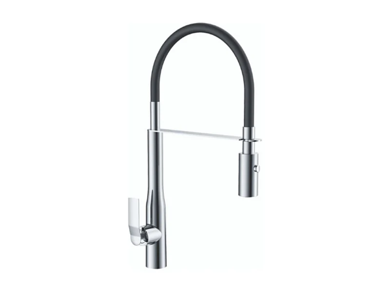 PAINI Mitigeur cuisine Addict Bec haut chrome douchette extractible
