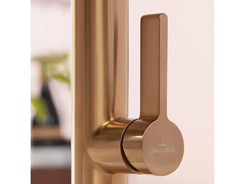 Robinet cuisine VILLEROY ET BOCH Finera bronze + nettoyant