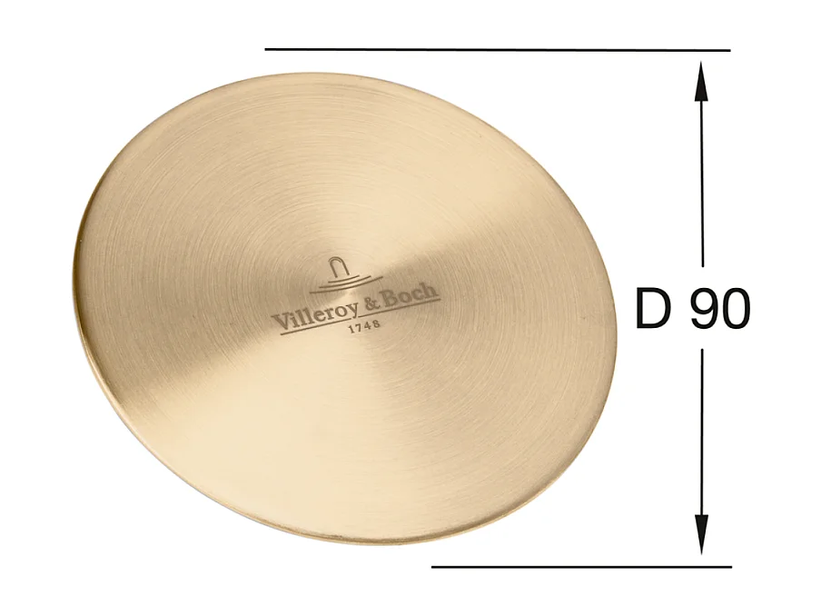 Cache bonde evier VILLEROY ET BOCH Or