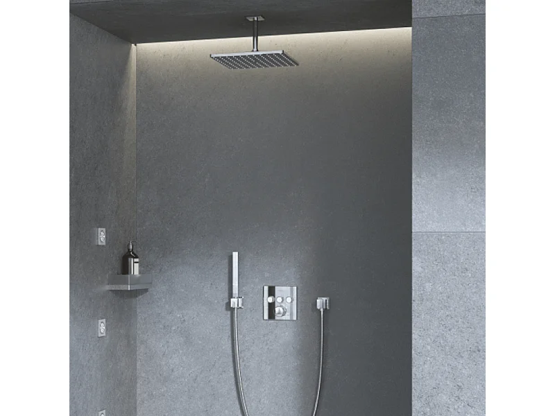 Grohe - Support mural cube Euphoria, pour douchette