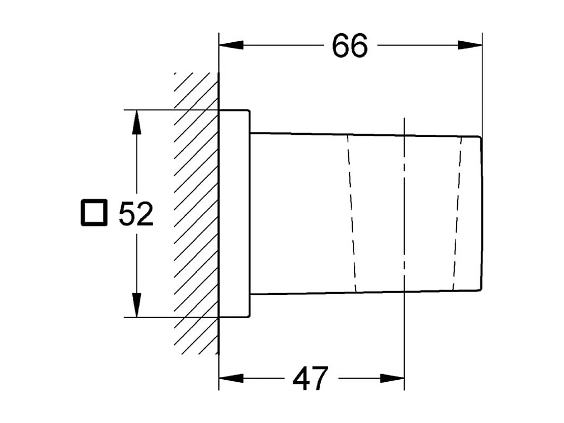 Grohe - Soporte de pared Euphoria cube, para teleducha