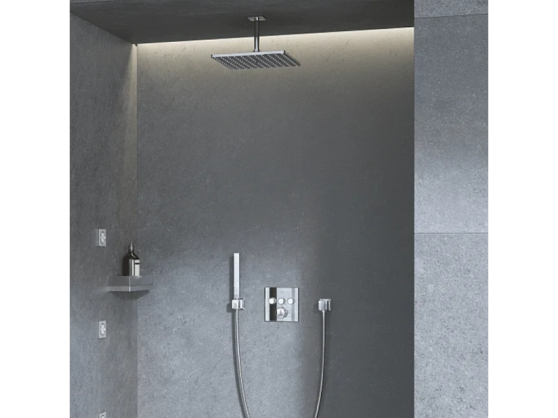 Grohe - Support mural cube Euphoria, pour douchette