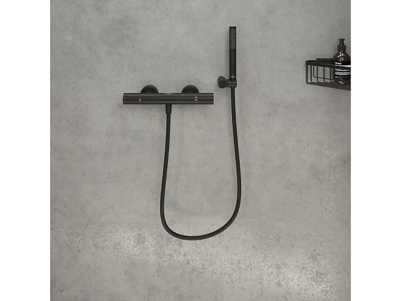VILLEROY ET BOCH Universal Showers flexo de ducha 120 cm Negro mate