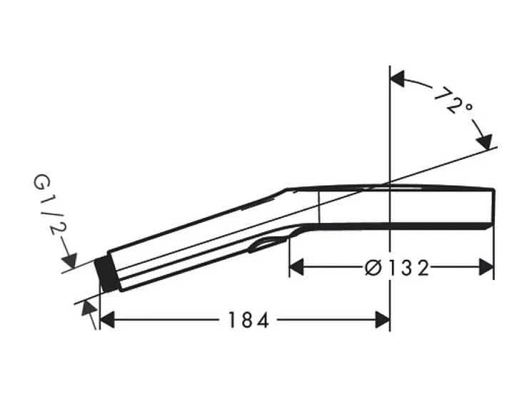 HANSGROHE Rainfinity EcoSmart 130 rociador de ducha de 3 chorros cromado