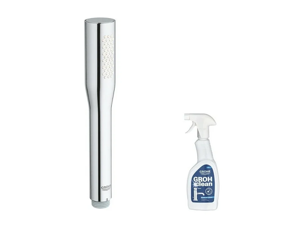 Pommeau de douche GROHE Quickfix Vitalio Get Stick + nettoyant GrohClean
