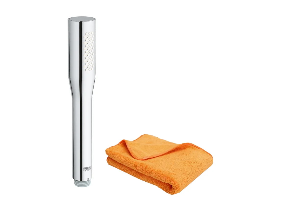 Pommeau de douche GROHE Quickfix Vitalio Get Stick + microfibre