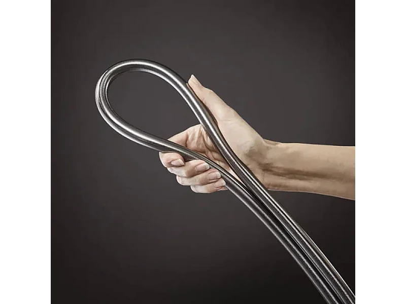 Flexible de douche 1,25 m HANSGROHE Isiflex noir chromé brossé