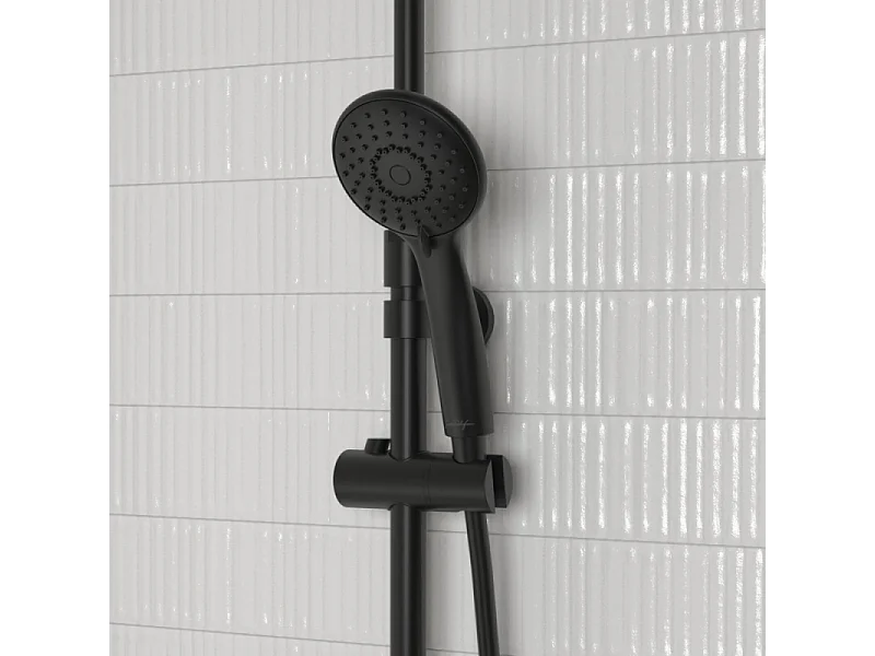 Pommeau de douche JACOB DELAFON Juliette noir mat