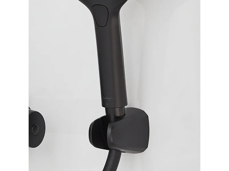 Support pommeau de douche JACOB DELAFON noir mat