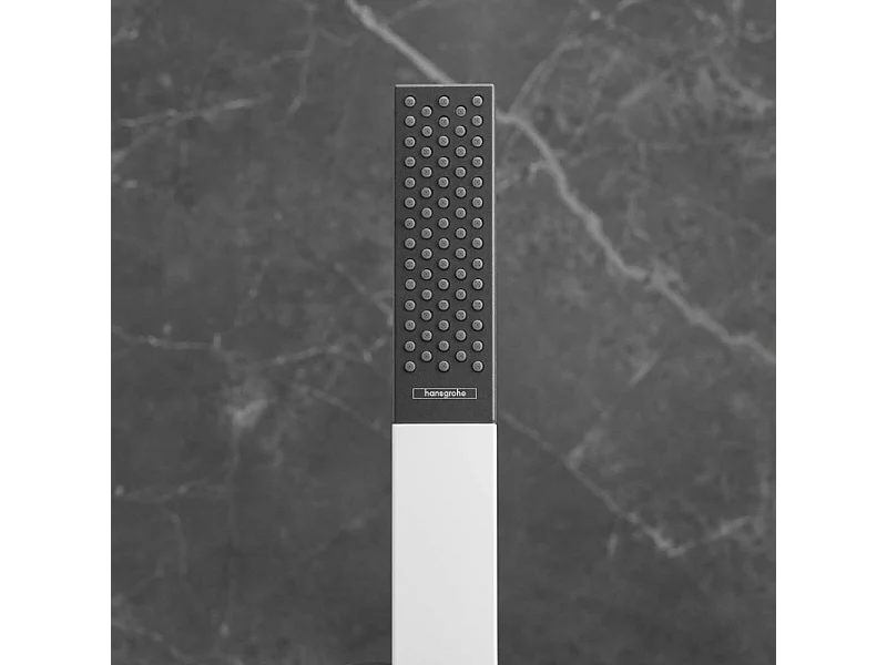 HANSGROHE Douchette à main 100 1jet EcoSmart blanc mat Rainfinity