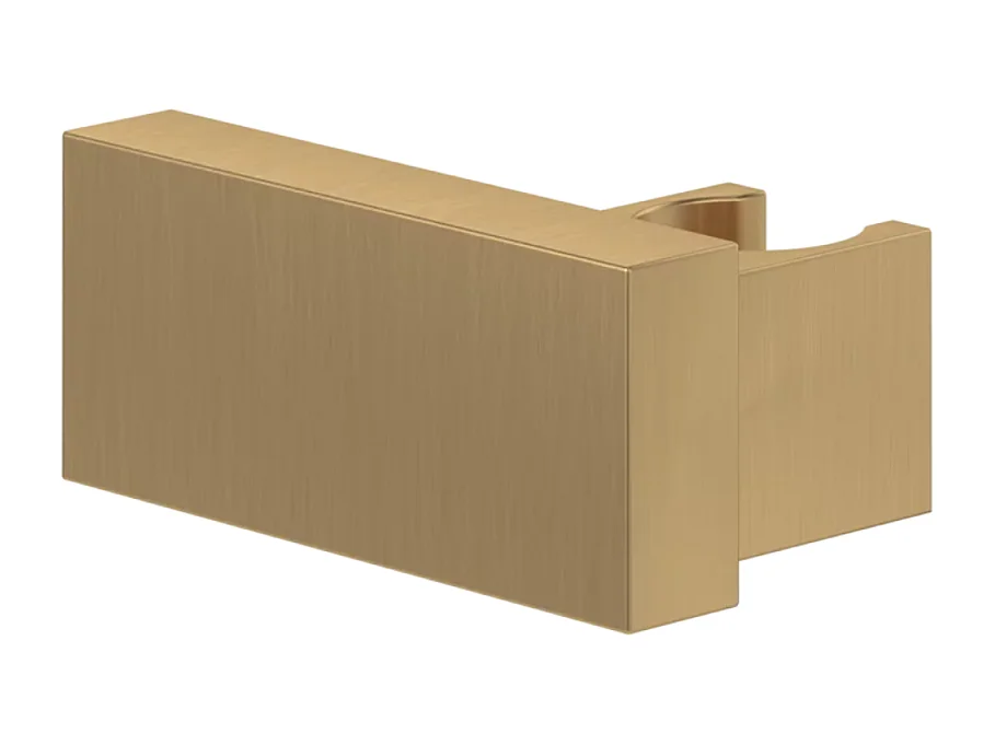 Support mural fixe pour douchette VILLEROY ET BOCH Universal rectangle Or brossé