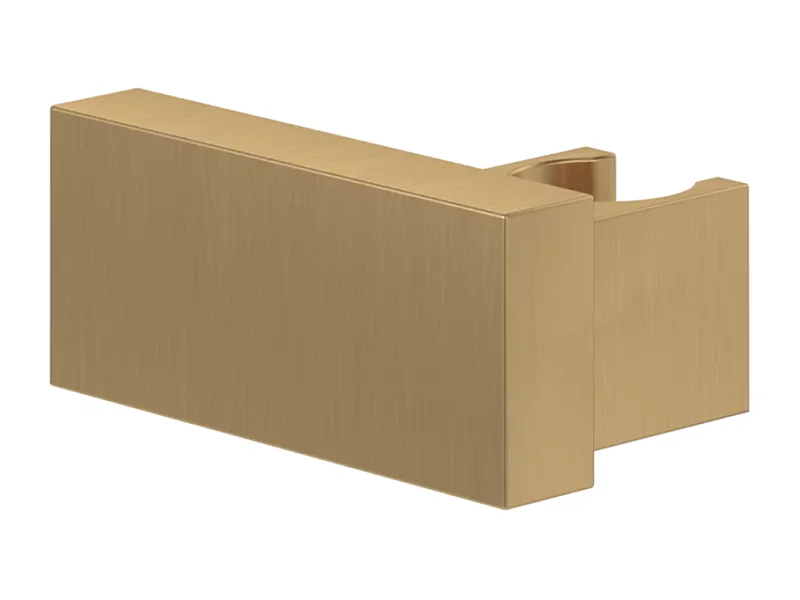 Support mural fixe pour douchette VILLEROY ET BOCH Universal rectangle Or brossé