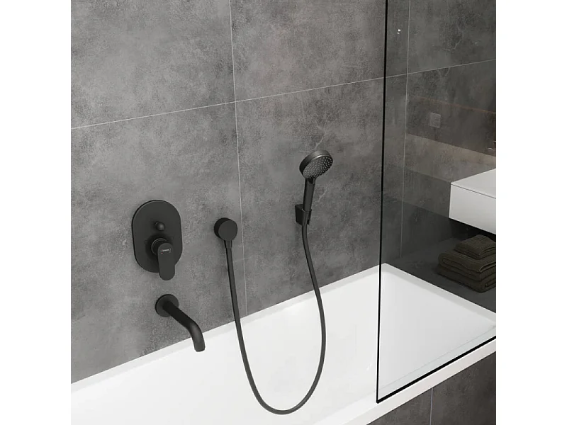 Pommeau de douche HANSGROHE Vernis Blend 100 Vario noir mat