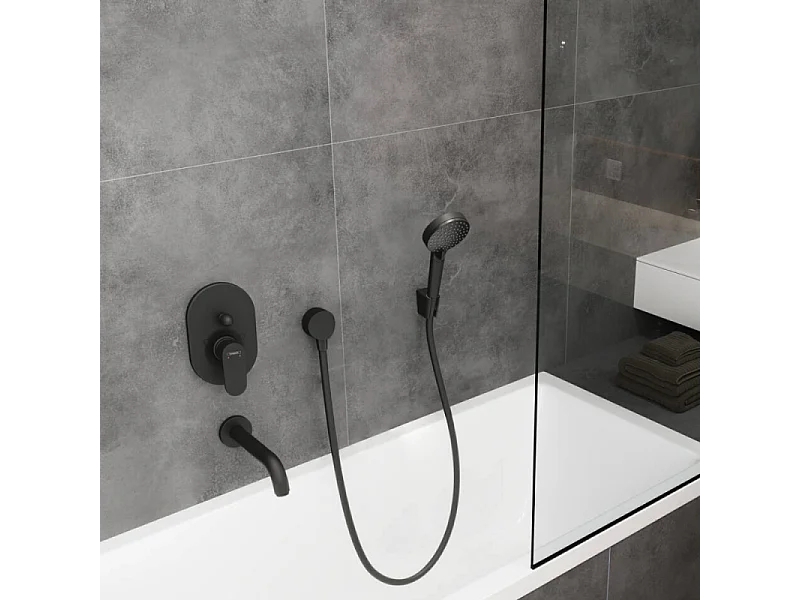 Pommeau de douche HANSGROHE Vernis Blend 100 Vario noir mat