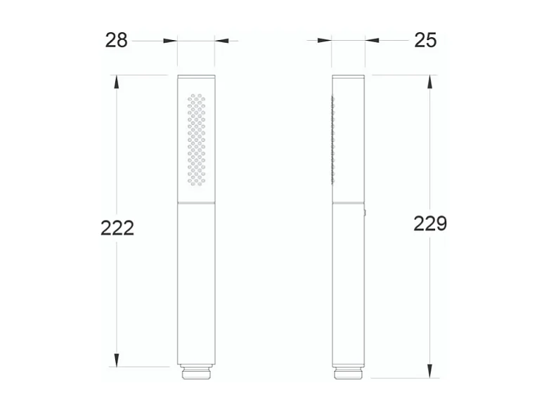 JACOB DELAFON Douchette 2 jets Shift Ellipse chromé