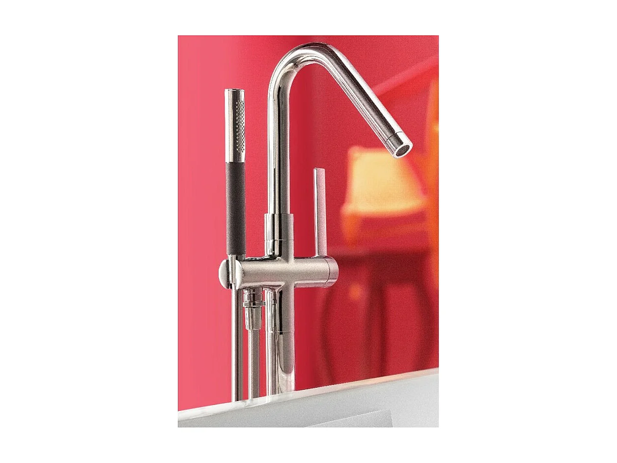 JACOB DELAFON Douchette 2 jets Shift Ellipse noir et chrome