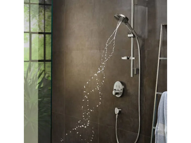 HANSGROHE Douchette à main Raindance Select S 120 3jet PowderRain aspect doré poli