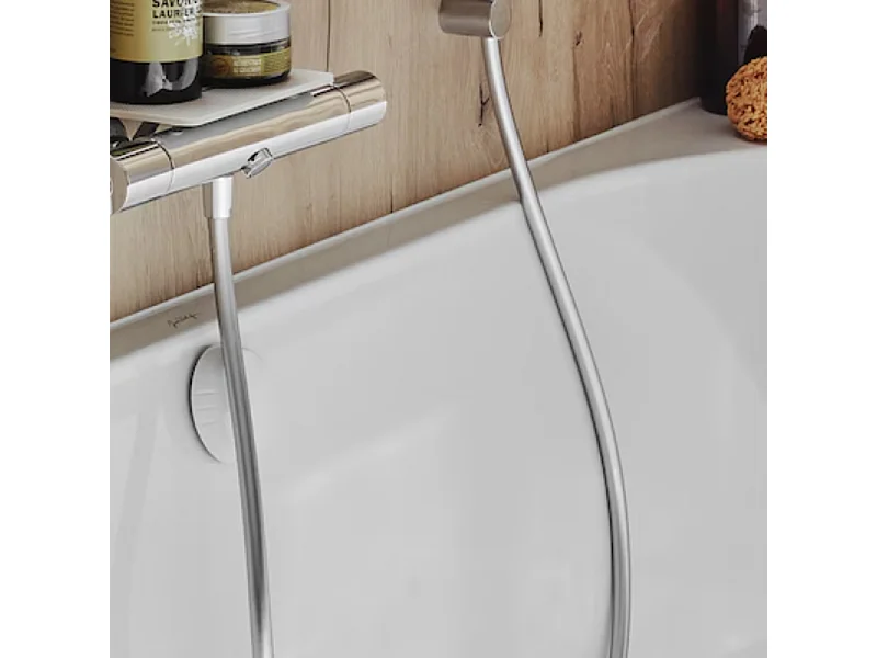 Flexible de douche lisse anti-torsion 1600 JACOB DELAFON Chrome