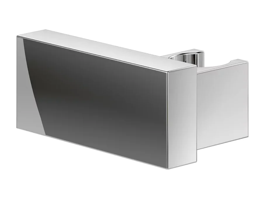 Support mural pour douchette VILLEROY ET BOCH Universal rectangle Chrome