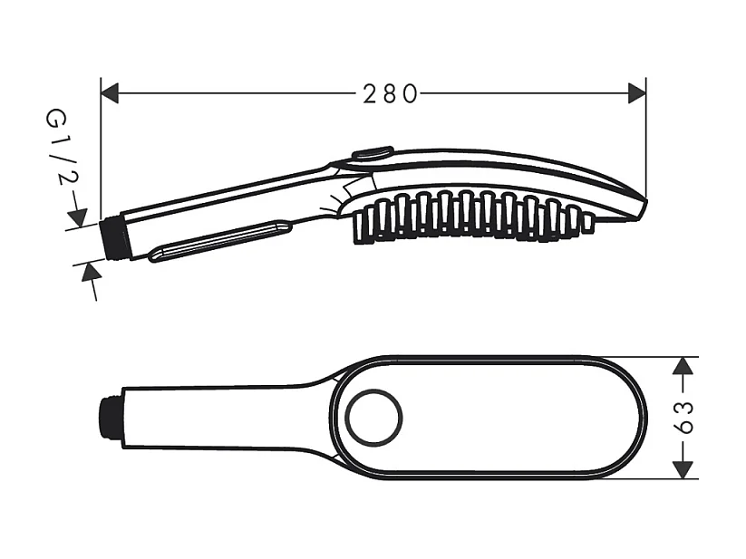 Douchette pour chien HANSGROHE DogShower 3 jets Noir