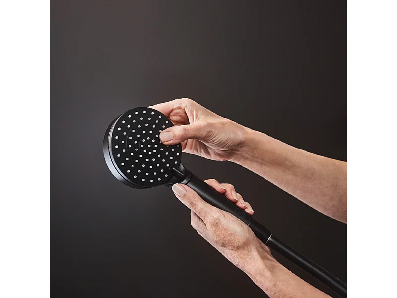 HANSGROHE Douchette à main 100 Vario EcoSmart 9 l/min noir mat Vernis Blend