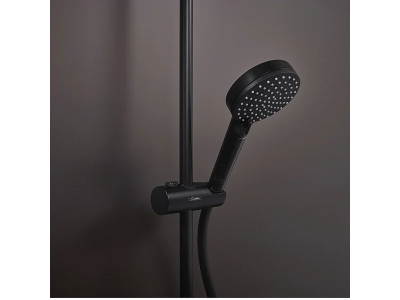 HANSGROHE Teleducha 100 Vario EcoSmart 9 l/min negro mate Mezcla de barniz