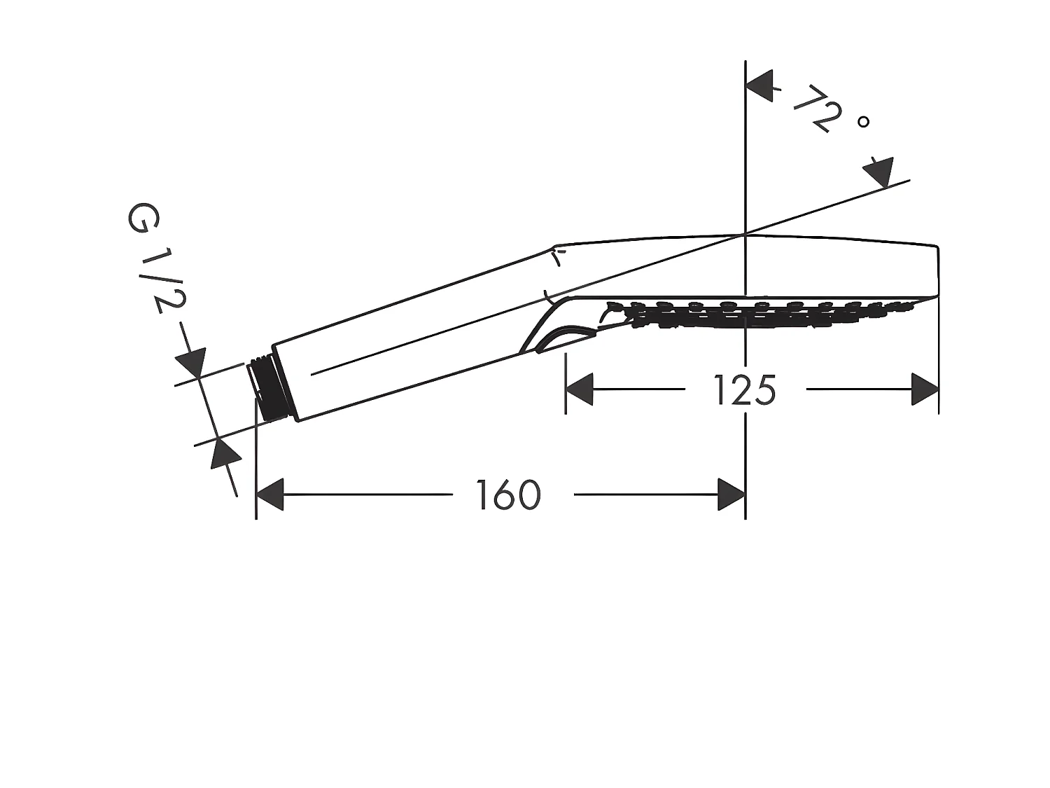 Douchette à main HANSGROHE Raindance Select S 120 3 jets chromé