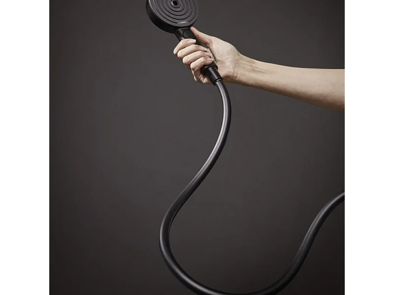 Flexible de douche 1,25 m HANSGROHE Isiflex noir mat