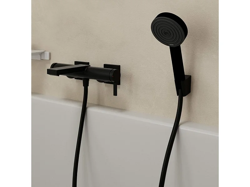 Flexible de douche 1,25 m HANSGROHE Isiflex noir mat