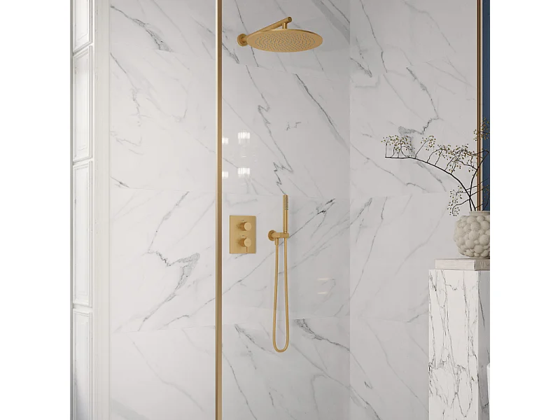 Douchette à main VILLEROY ET BOCH Verve Showers Stick Or brossé