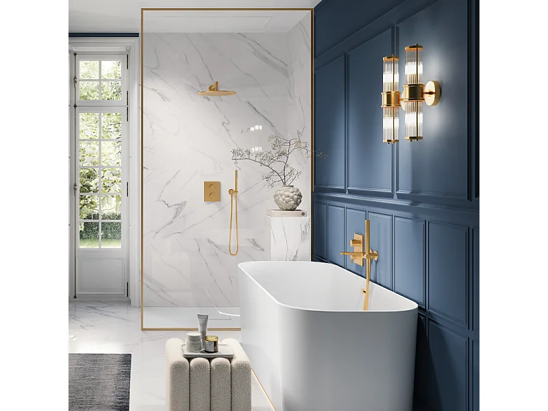 Douchette à main VILLEROY ET BOCH Verve Showers Stick Or brossé