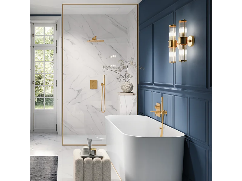 Douchette à main VILLEROY ET BOCH Verve Showers Stick Or brossé