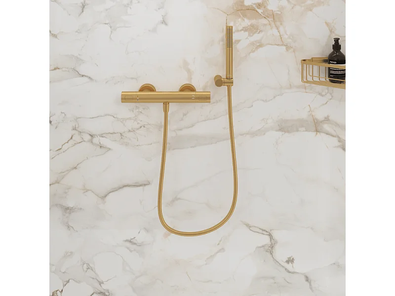 Flexo de ducha VILLEROY ET BOCH Universal Duchas 120 cm Oro cepillado