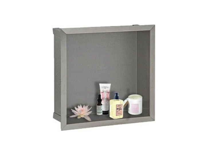 Niche murale inox à encastrer - 20 x 30 x 15 cm