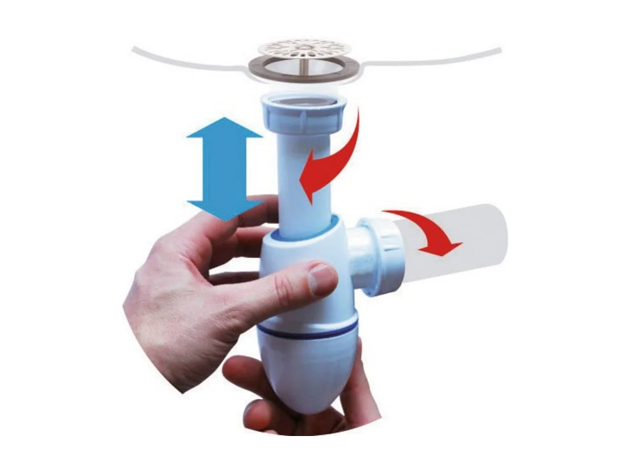 Nicoll - Siphon de lavabo à culot Easyphon BM211 32 mm