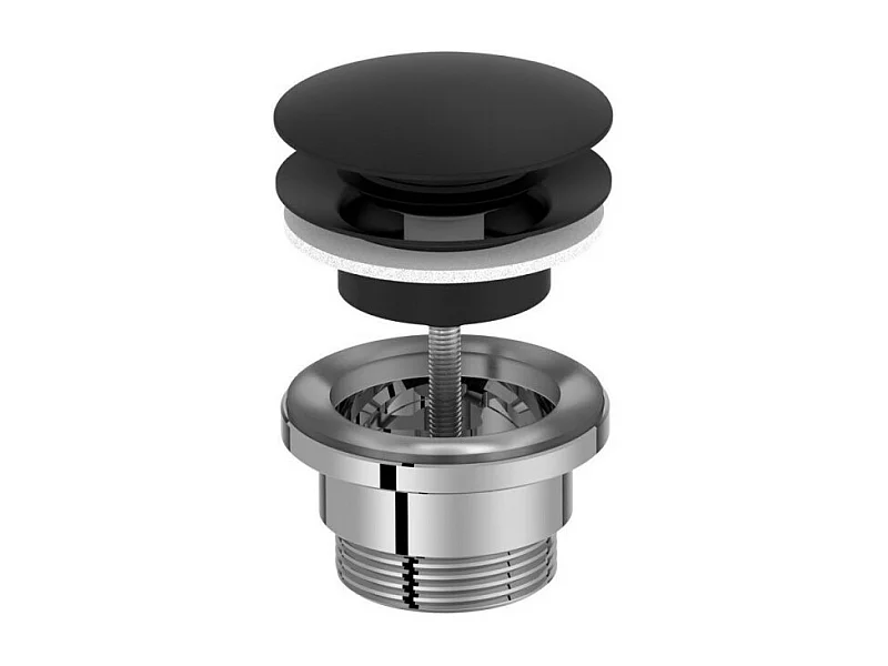 JACOB DELAFON Bonde de vidage click Noir mat