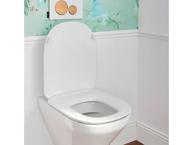 Abattant WC extra-plat JACOB DELAFON Modern Life à descente progressive et déclipsable blanc