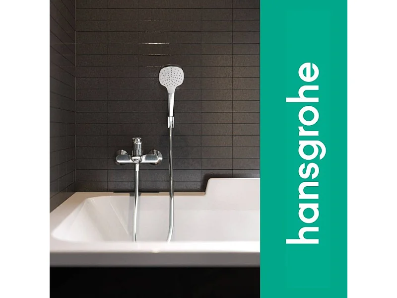 Douchette à main HANSGROHE Crometta + Mitigeur bain douche Logis
