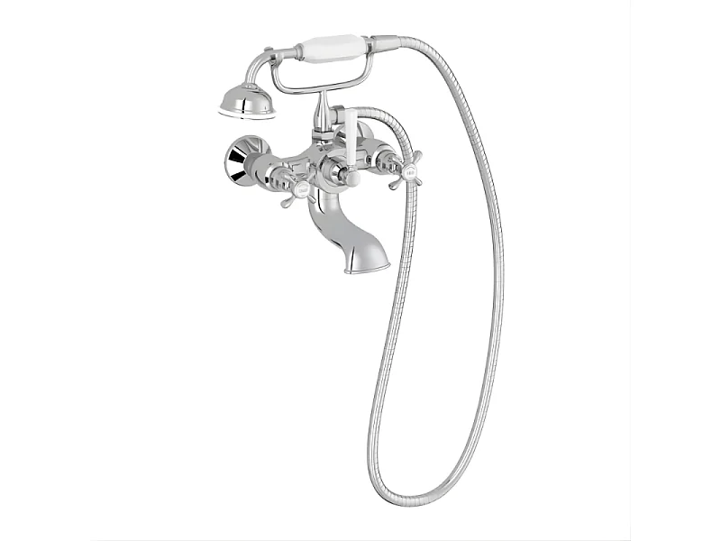 Mélangeur baignoire JACOB DELAFON Cléo 1889 avec pommeau douche Chromé