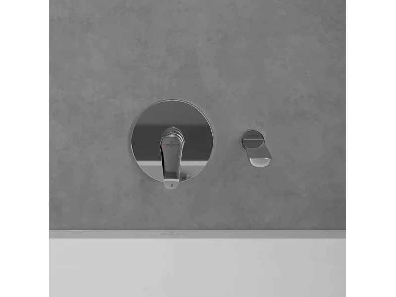 Bec de baignoire VILLEROY ET BOCH O novo Chrome