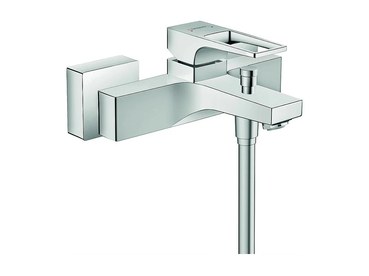 Mitigeur bain douche mécanique poignée étrier HANSGROHE Metropol chromé