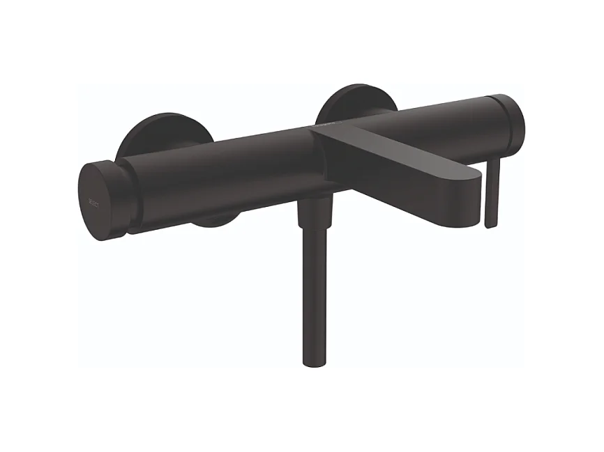 HANSGROHE Mezclador mecánico de ducha para baño Finoris negro mate