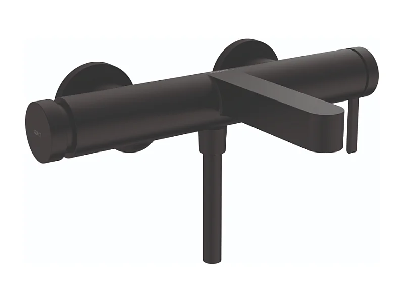 HANSGROHE Mezclador mecánico de ducha para baño Finoris negro mate