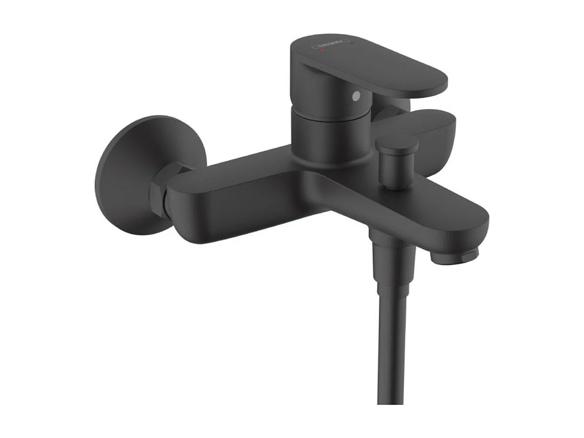 HANSGROHE Vernis Blend mezclador mecánico para bañera y ducha negro mate