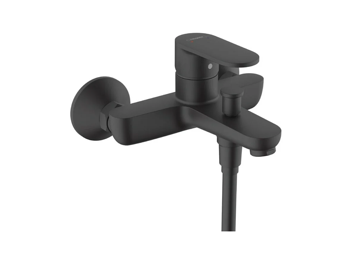 Mitigeur bain douche mécanique HANSGROHE Vernis Blend noir mat