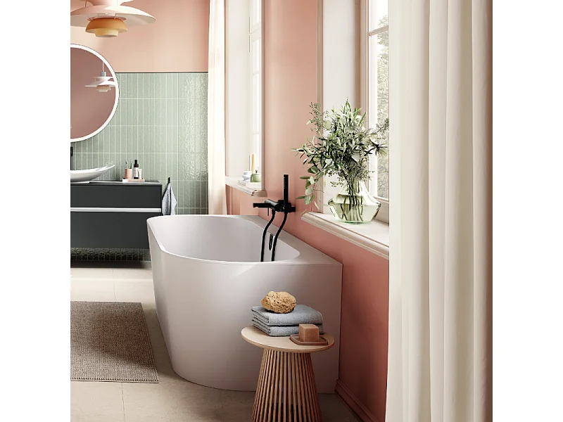 Mitigeur bain douche mécanique VILLEROY ET BOCH Loop & Friends Noir mat